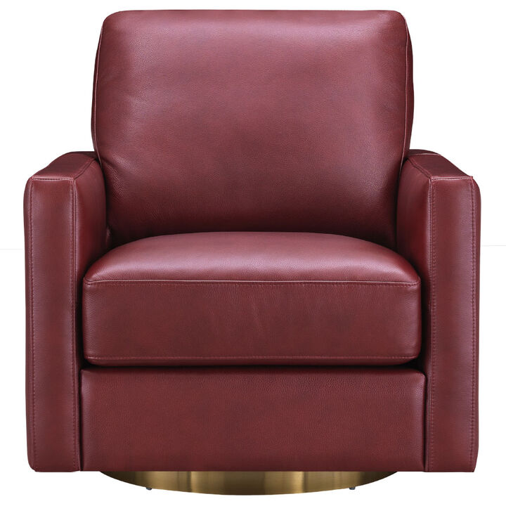 Ashby Swivel Leather Chair