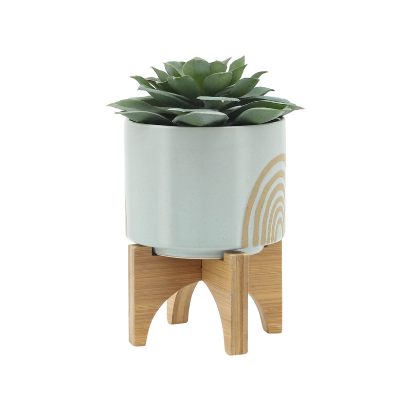 Arch Planter with Stand, Mint Set
