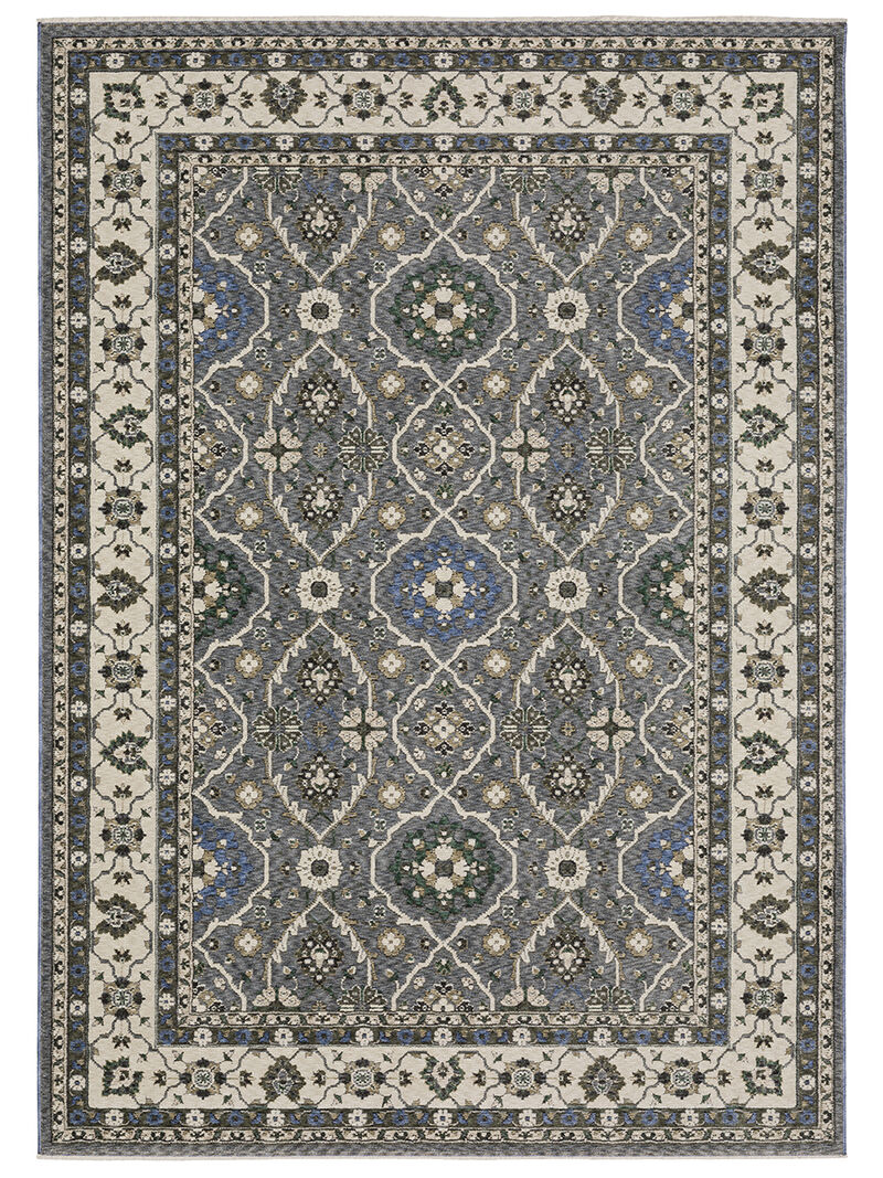 Hastings 5'3" x 7'6" Blue Rug