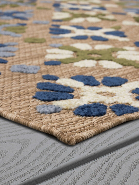 Cabana Cocoa Beach Multi 6' X 9' Rug