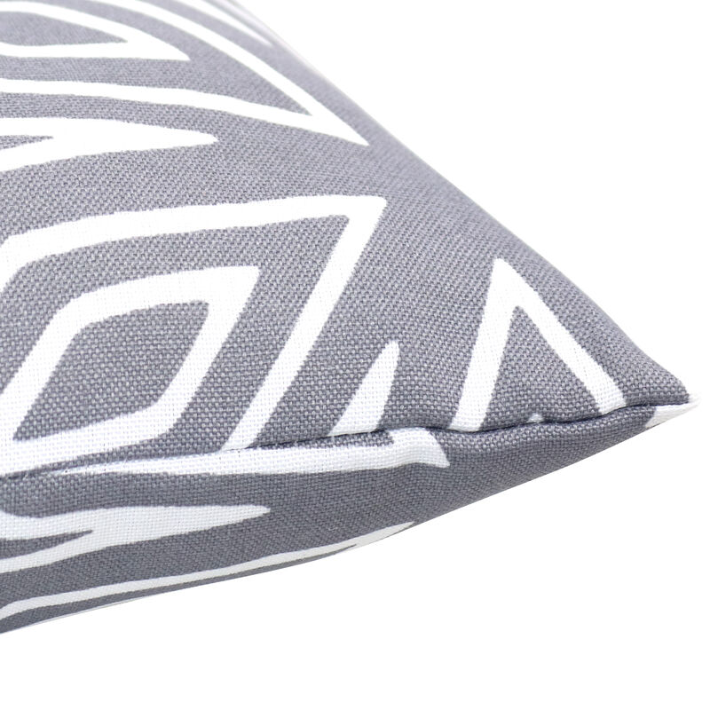 Sunnydaze Set of 2 19" Square Polyester Tufted Pillows