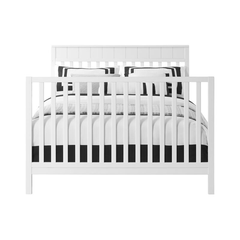 Oxford Baby Logan 4 In 1 Convertible Crib Snow White