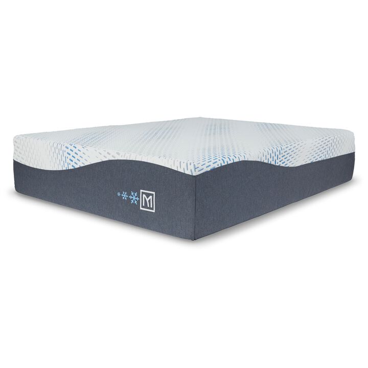 Miy Twin XL Mattress, Cool Gel Memory Foam, 14 Inch, Adjustable Base - Benzara