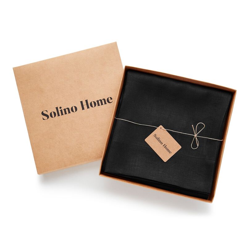 Solino Home 100% Pure Linen Curtain | Linen for Thanksgiving, Christmas