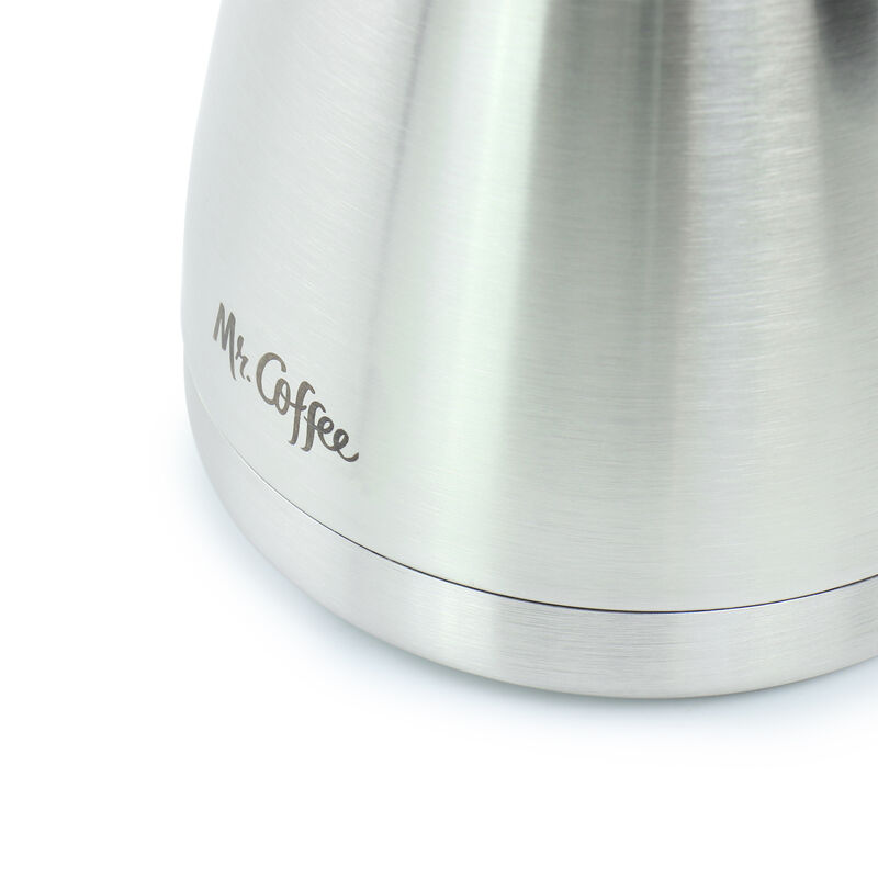 Mr. Coffee Olympia 1 Quart Insulated Stainless Steel Thermal Coffee Pot