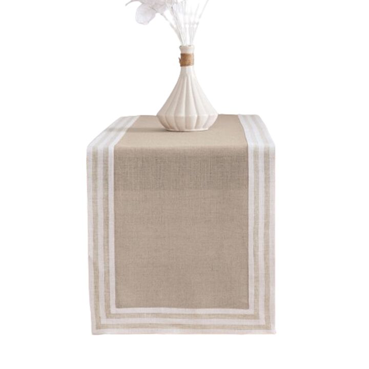 Solino Home 100% Pure Linen Table Runner | Mila