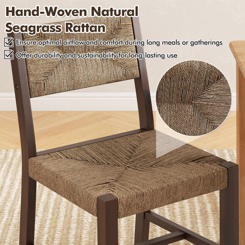 Wooden Dining Chair Set of 2 for Kitchen Dining Room