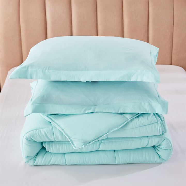 Microfiber Reversible 3-Piece Bedding Set – Easy Care and Ultra Soft