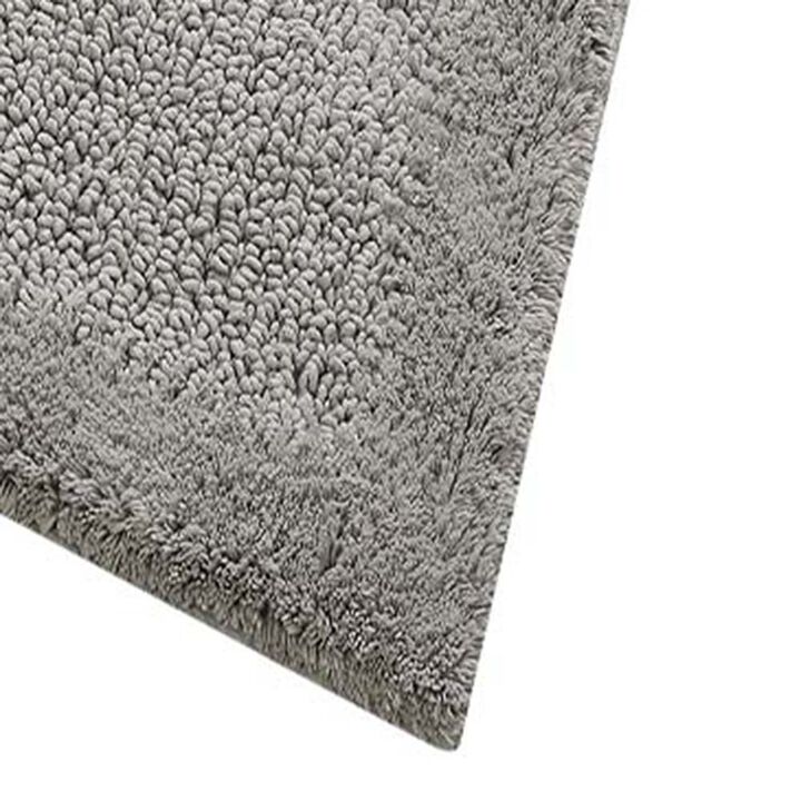 Knightsbridge Naples 220 GSF Non Skid Back Bath Rug 21 x 34 - Aqua