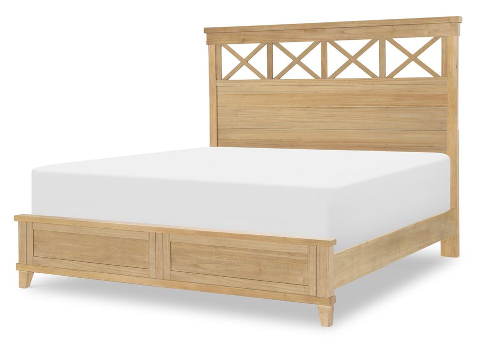 XXX's and OOO's King Panel Bed