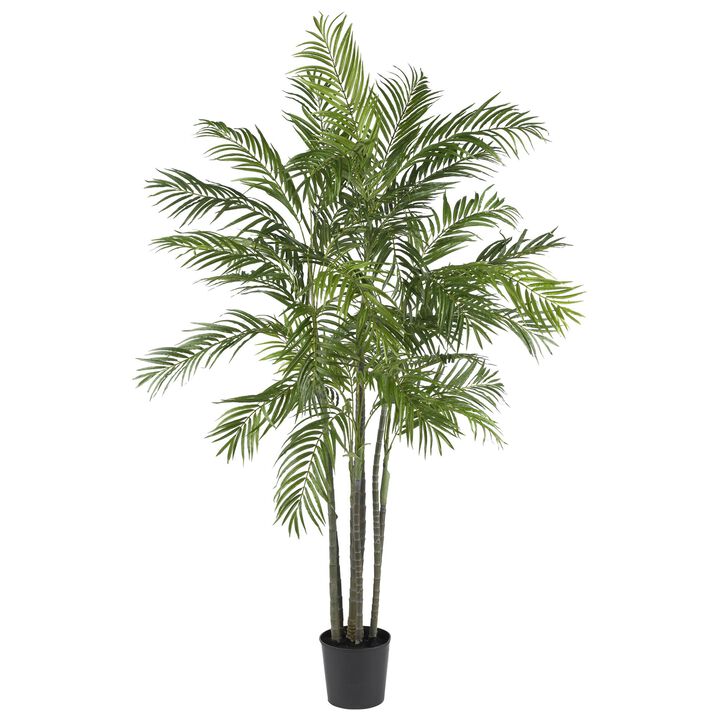 Hivvago 6 Feet Areca Palm Silk Tree