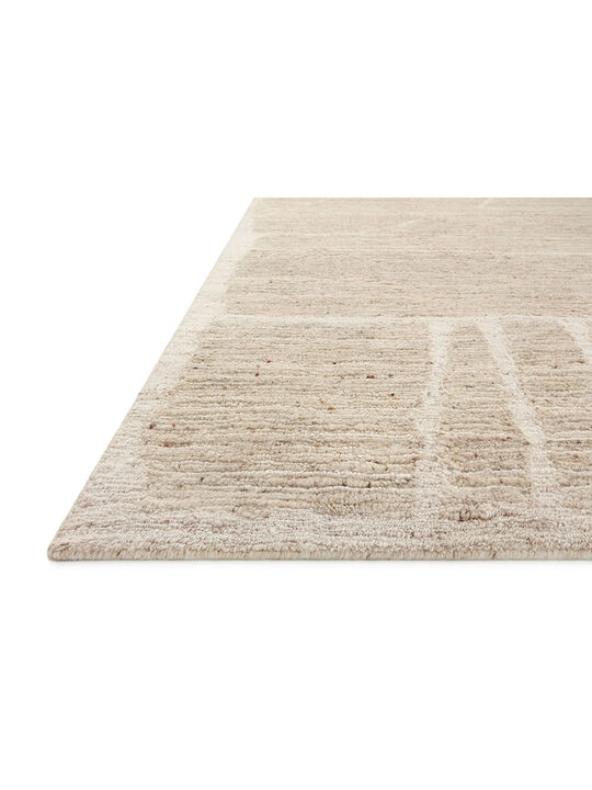 Raquel RAL02 Oatmeal/Sand 18" x 18" Sample Rug