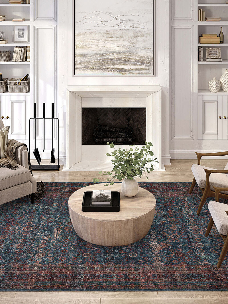 Jericho JC7 Navy 3' x 5' Rug