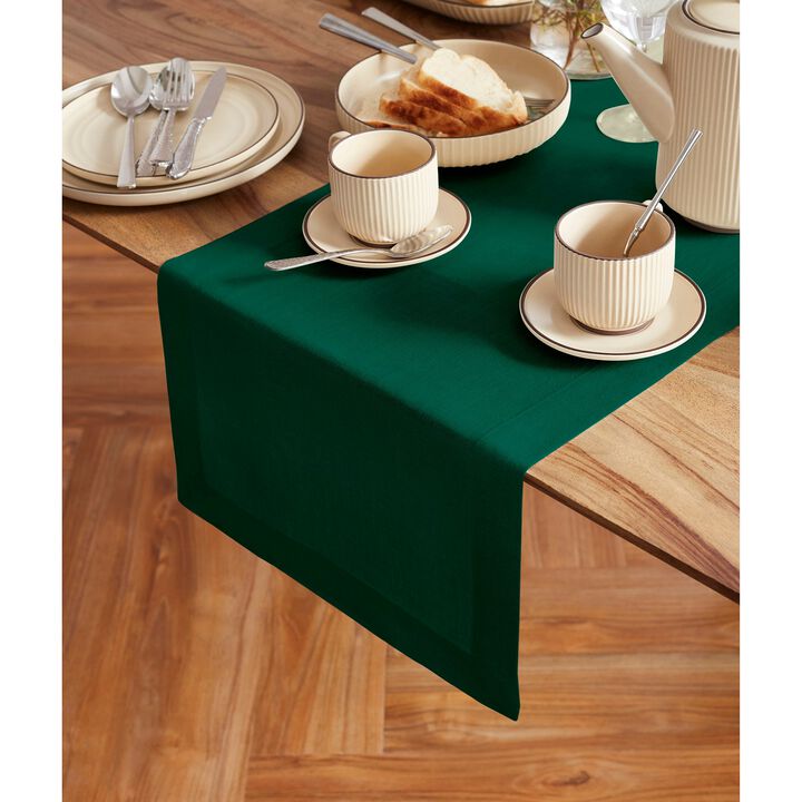 Solino Home 100% Pure Linen Table Runner | Sonoma