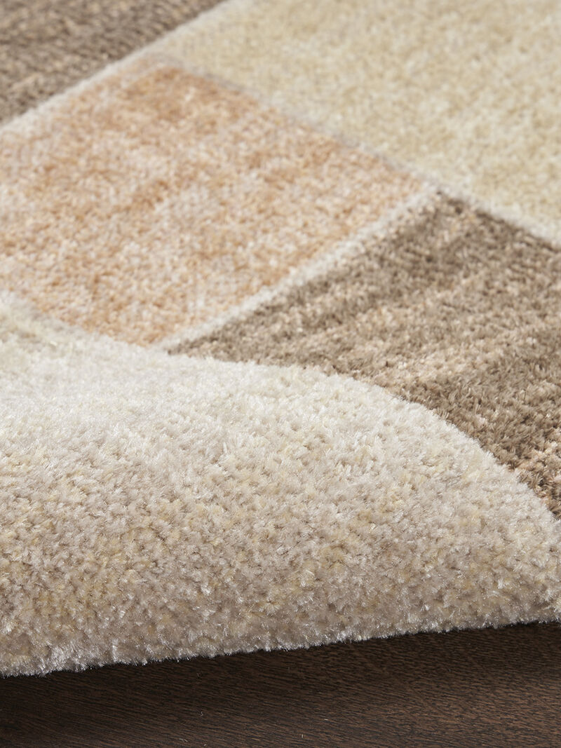 Astra Machine Washable ASW09 Beige/Multicolor 7'10" x 10' Rug