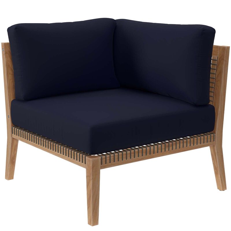 Modway - Clearwater Outdoor Patio Teak Wood Loveseat