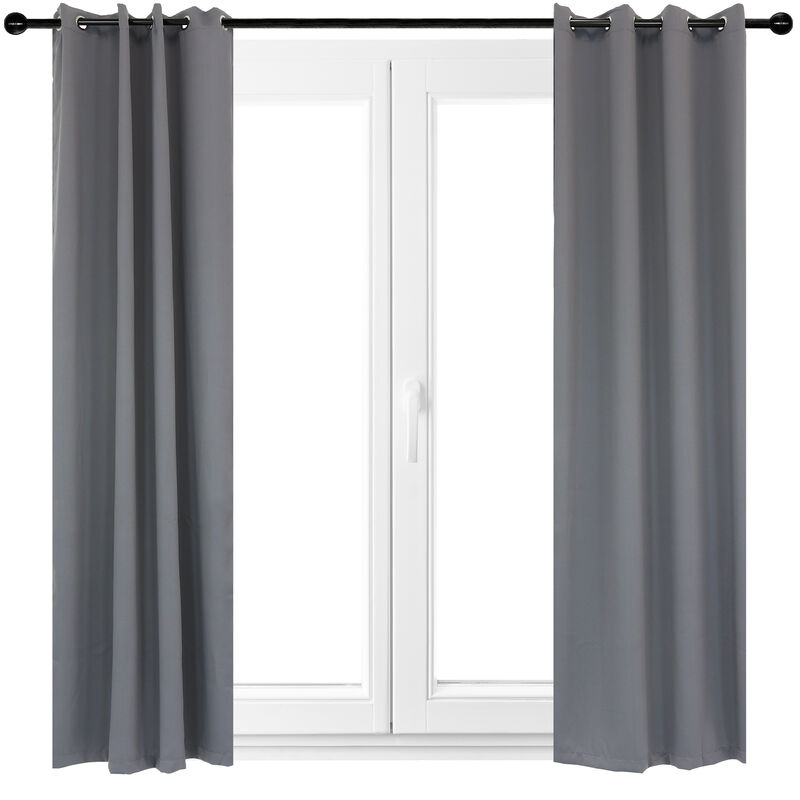 Sunnydaze Outdoor Blackout Curtain Panel - 52 in x 120 in