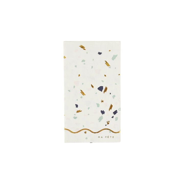 Ma Fete Terrazzo Pattern Dinner Paper Napkins (16)