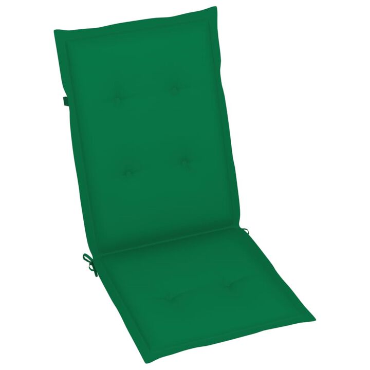vidaXL Garden Chair Cushions 6 pcs Green 47.2"x19.7"x1.6"