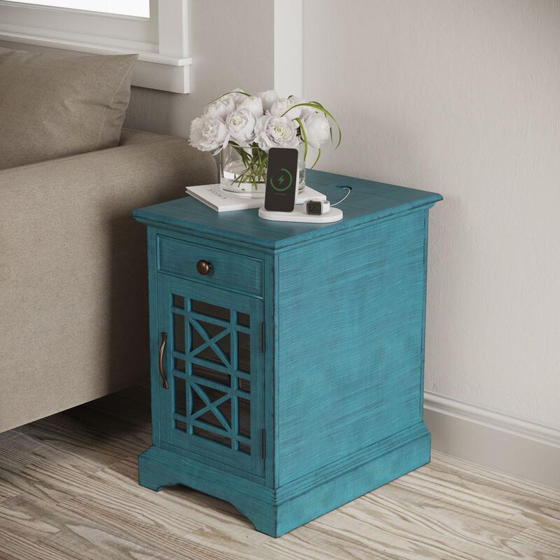 Jofran USB Charging Chairside End Table