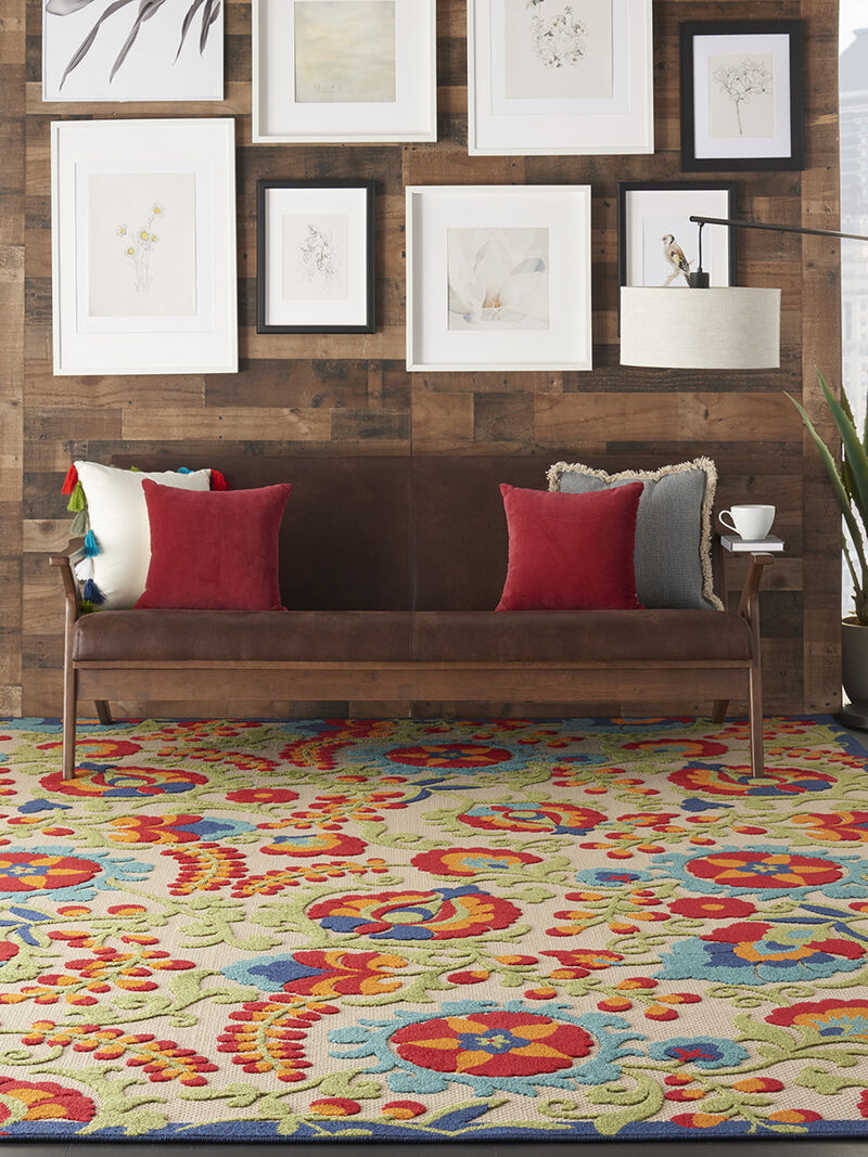 Aloha ALH17 Multicolor 9' x 12' Rug