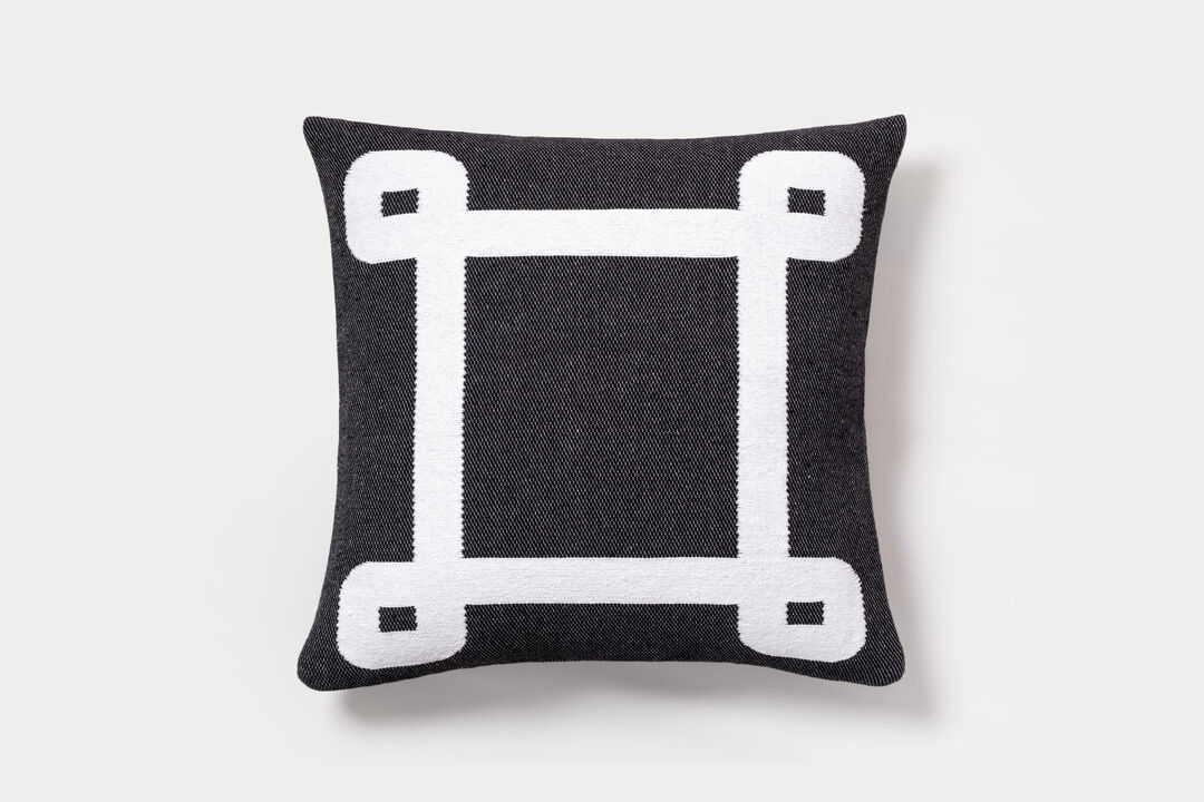 Brooks Brothers Geo Border Decorative Pillow