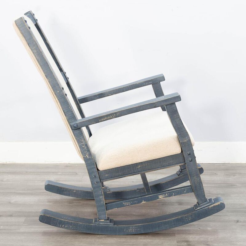 Sunny Designs Ocean Blue Rocker, Cushion Seat & Back