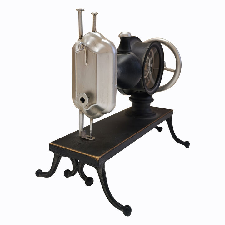 SEWING MACHINE TABLE CLOCK