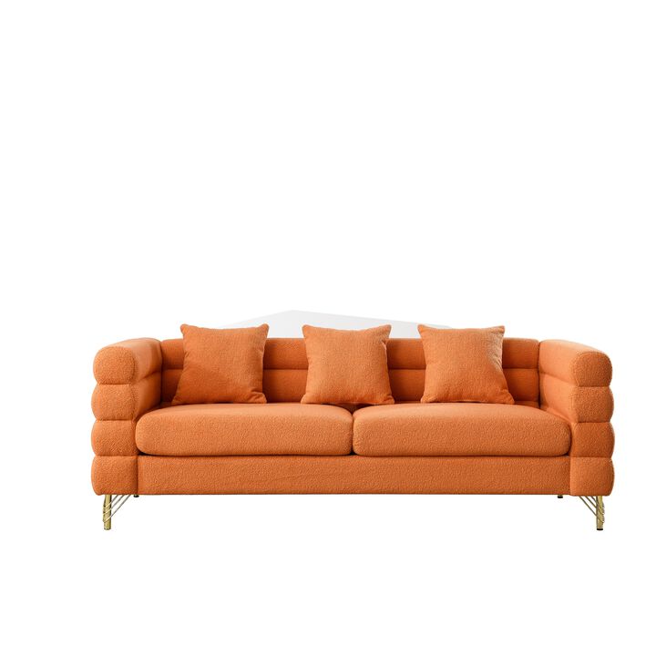 Merax 3-Seater Fabric Sectional Sofa for Living Room