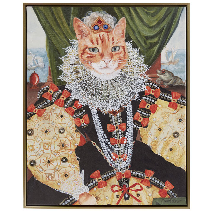 Gracie Mills Mcbride Pet Framed Canvas Wall Art