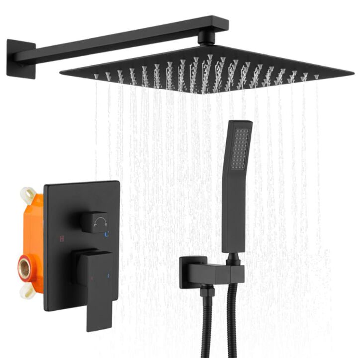 Shower System Combo Set Modern Shower Faucet with Adjustable Features for a Luxurious Bathing Experience