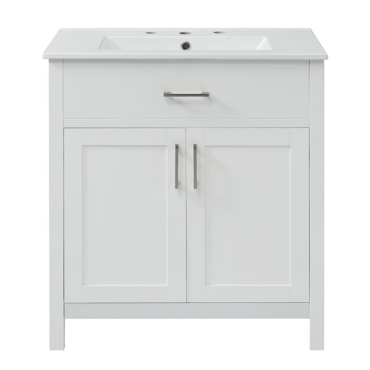 Merax Bathroom Vanity with Ceramic Sink