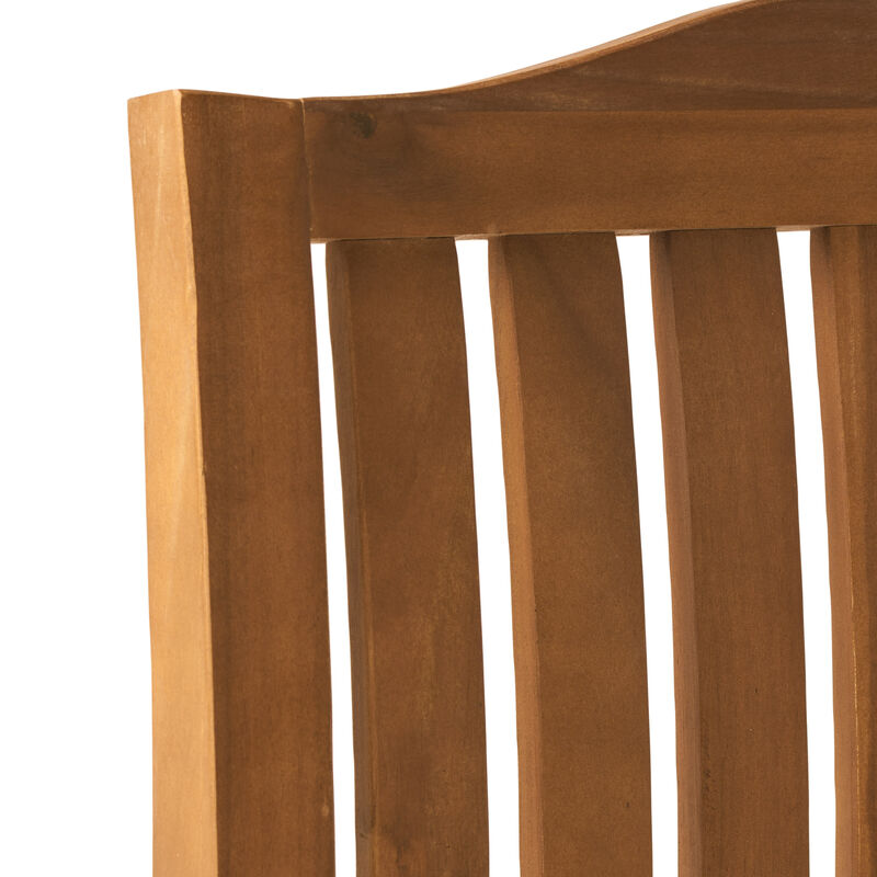 Merax Acacia Wood Dining Chairs for Outdoor ( 2 PCS)