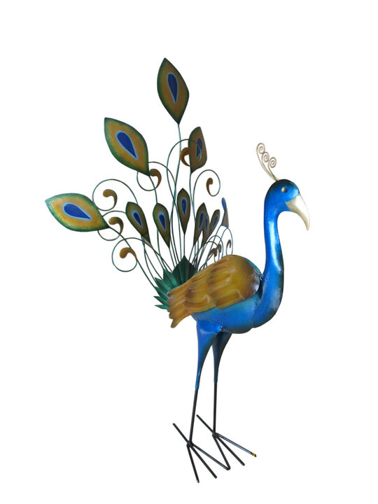 New Iron Peacock Décor