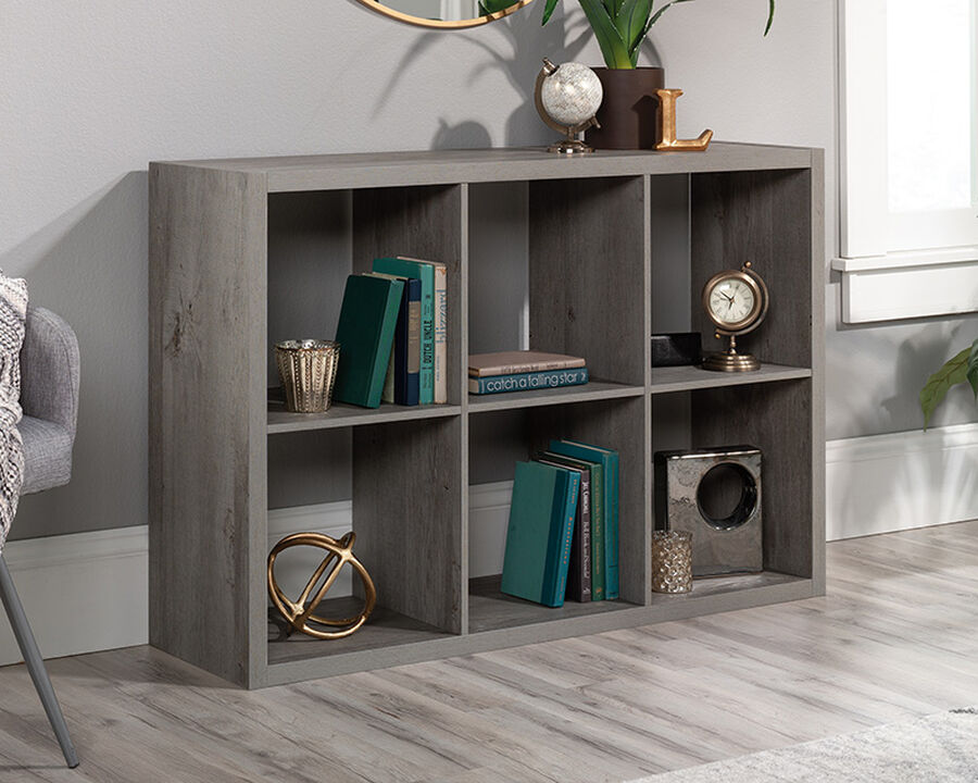 6-Cube Organizer Storage Bookcase, Gray