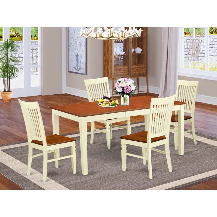 Dining Room Set Buttermilk & Cherry