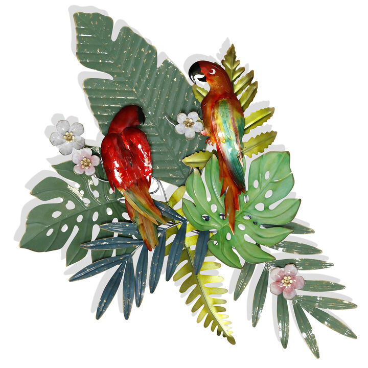 Tropical Duo Metal Birds