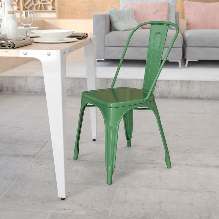 Metal Colorful Restaurant Chairs