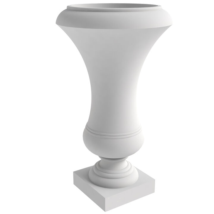 LeisureMod Daisy Series Fiberstone and MgO Clay Planter