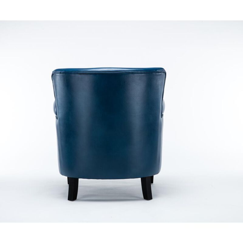 Comfort Pointe Holly Navy Blue Club Chair