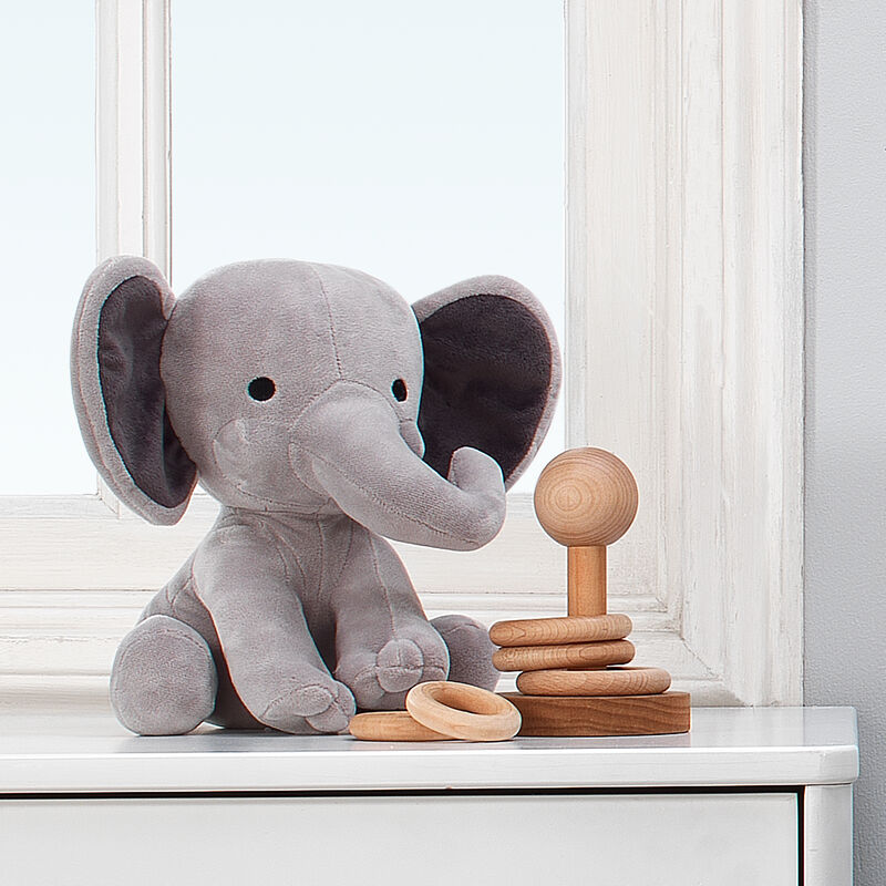 Bedtime Originals Choo Choo Gray Plush Elephant Stuffed Animal - Humphrey