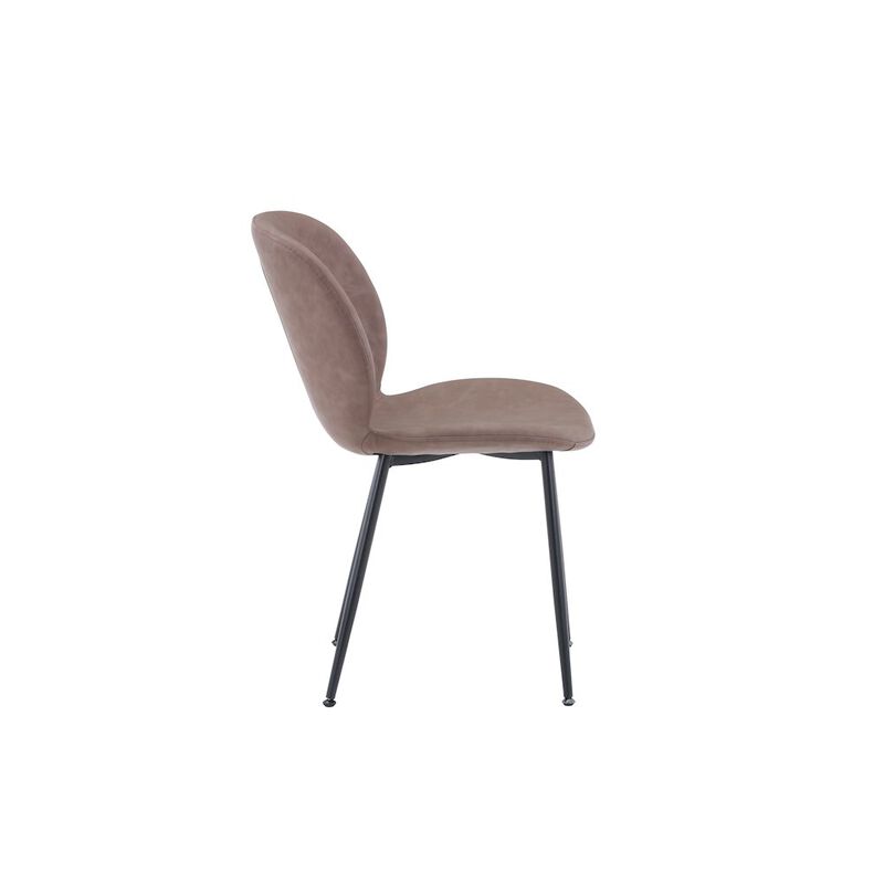 Jofran Wright Contemporary Upholstered Faux Leather Dining Chair (Set of 4)
