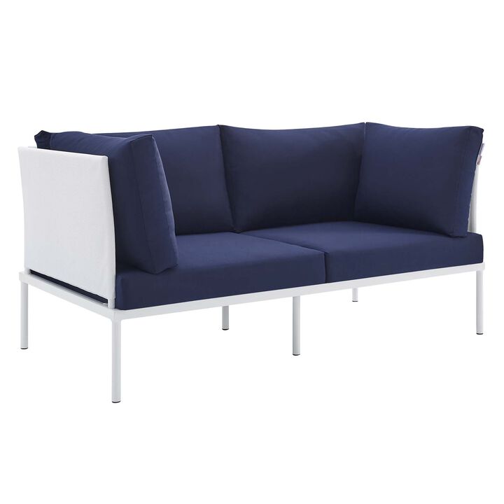 Modway - Harmony Sunbrella® Outdoor Patio Aluminum Loveseat