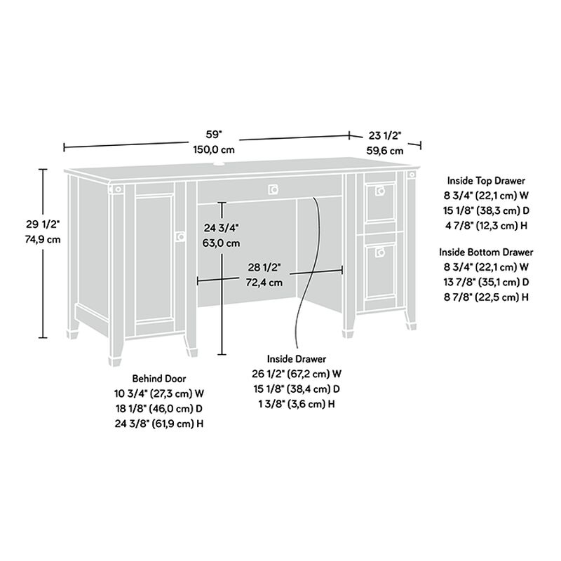 Carson Forge Computer Desk