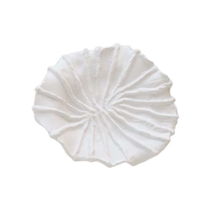 Maitake Wall Decor-Ridge-White
