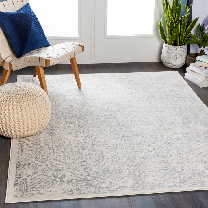 Roma ROM-2314 5'3' x 7'1' Gray Rug
