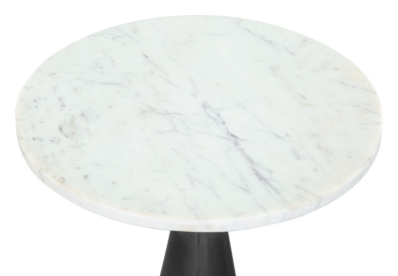 Tim Side Table White & Black