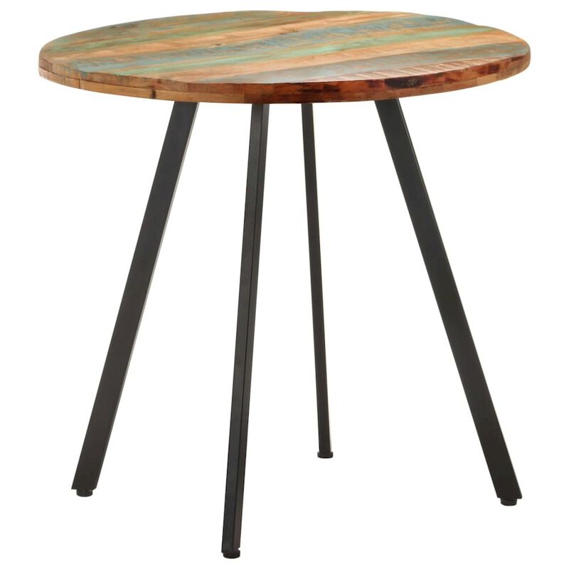 vidaXL Dining Table 31.5" Solid Reclaimed Wood