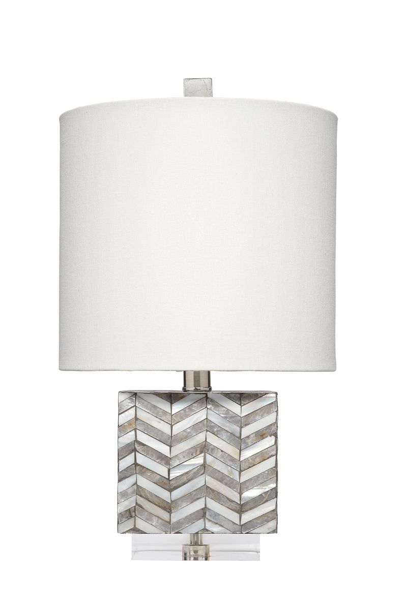 Garbo Table Lamp, Mixed Grey