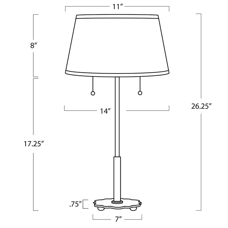 Southern Living Daisy Table Lamp